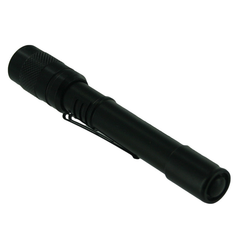 Small Sun ZY-713 LED 40lm White Mini Flashlight - Black (2 x AAA)