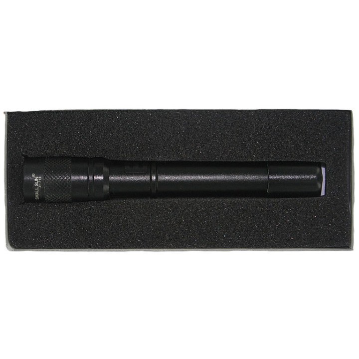 Small Sun ZY-713 LED 40lm White Mini Flashlight - Black (2 x AAA)