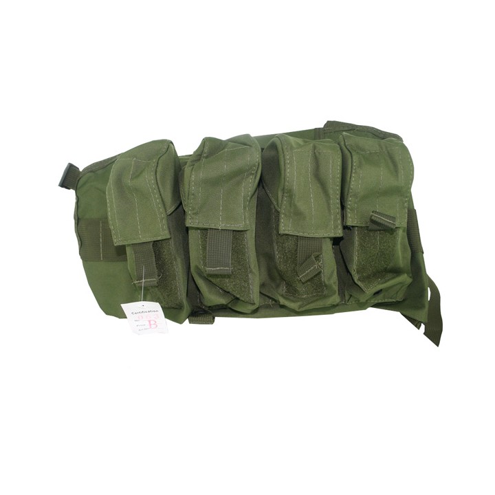 Gilet tactique GI OD + 4 pots