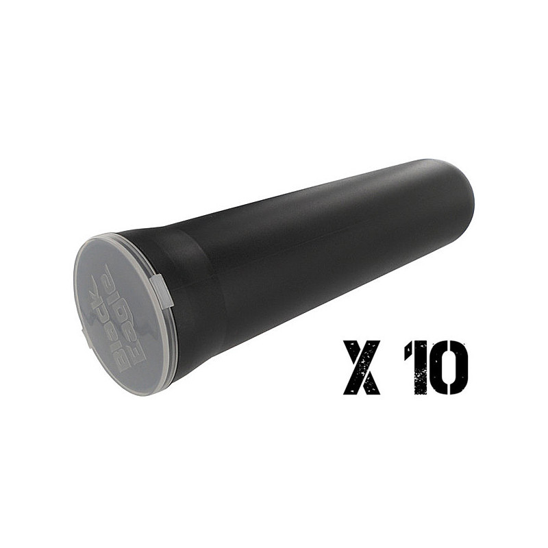 Lot de 10 Tubes 140 Black Eagle Noir