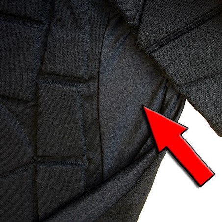 Paintball chest protector Black Eagle - Black taille S/M