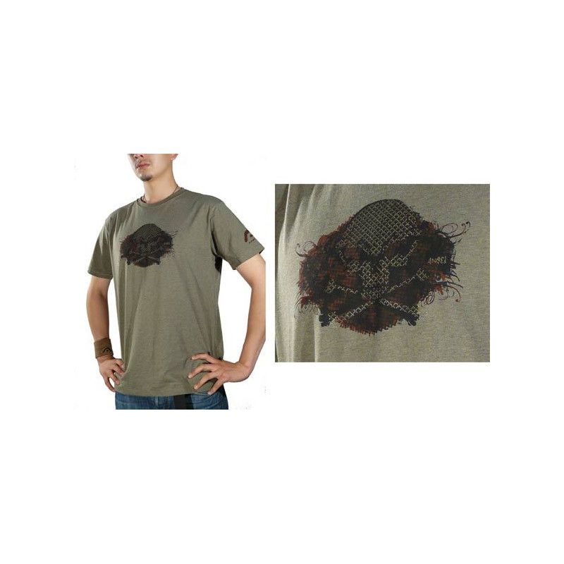 Tee-shirt Angel Skullduggery olive M