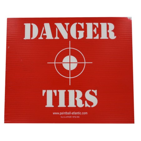 Panneau Danger Tirs