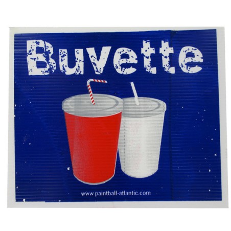 Panneau Buvette