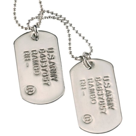 US ID- Dog Tag