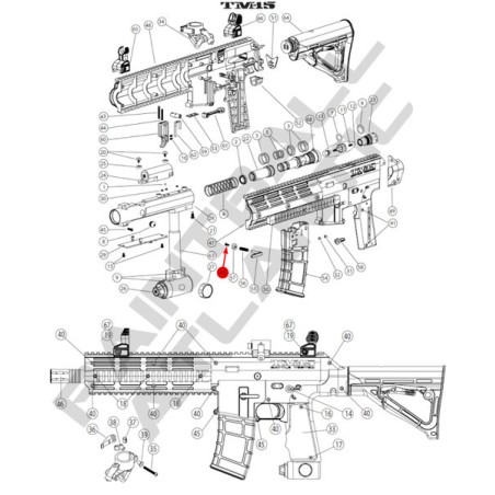 42 MAGAZINE Devisser la vis TM15 ref 17812