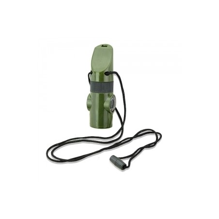 whistle and compass