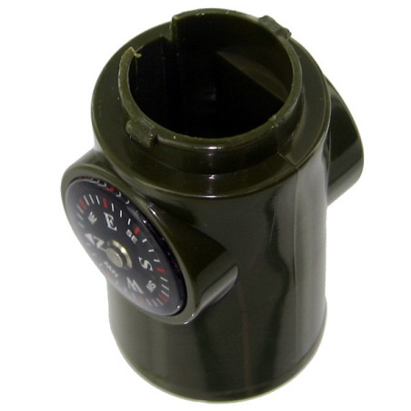 whistle and compass