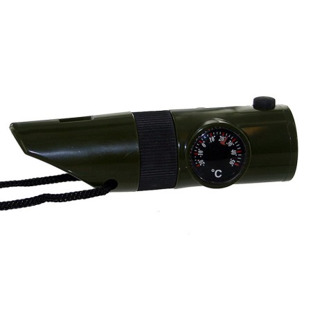 whistle and compass