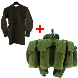 Pack paintball GI Maillot GI + harnais GI olive