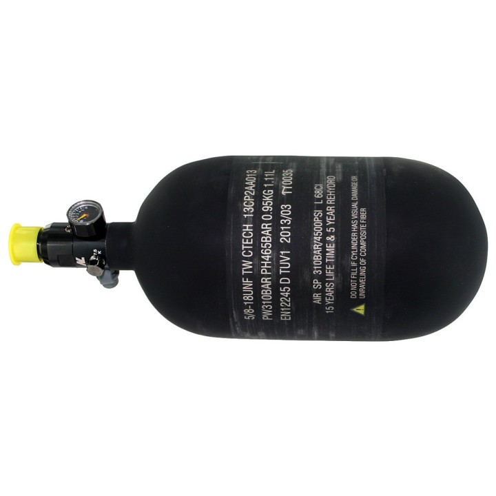 Bouteille air fibre 68ci 4500 psi reg HP