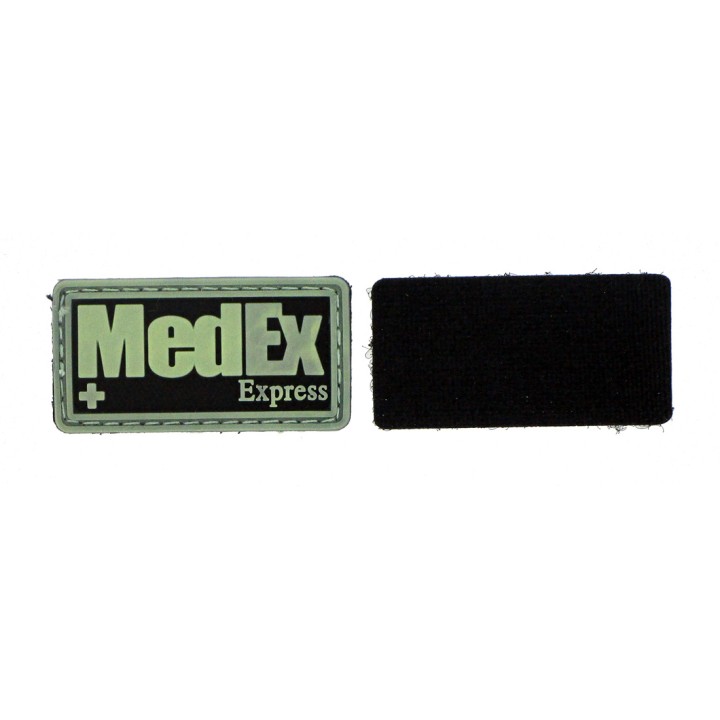 patch pvc medex fond noir olive