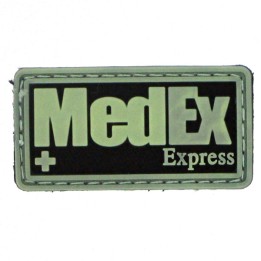 patch pvc medex fond noir olive
