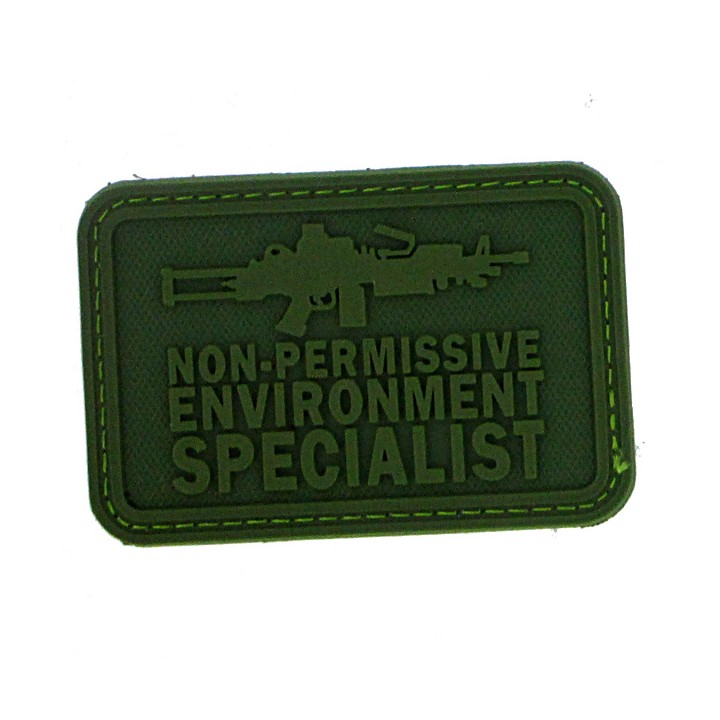 Patch pvc non permissive environnement specialist olive