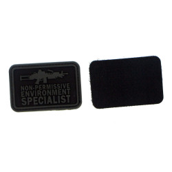 Patch pvc non permissive environnement specialist noir
