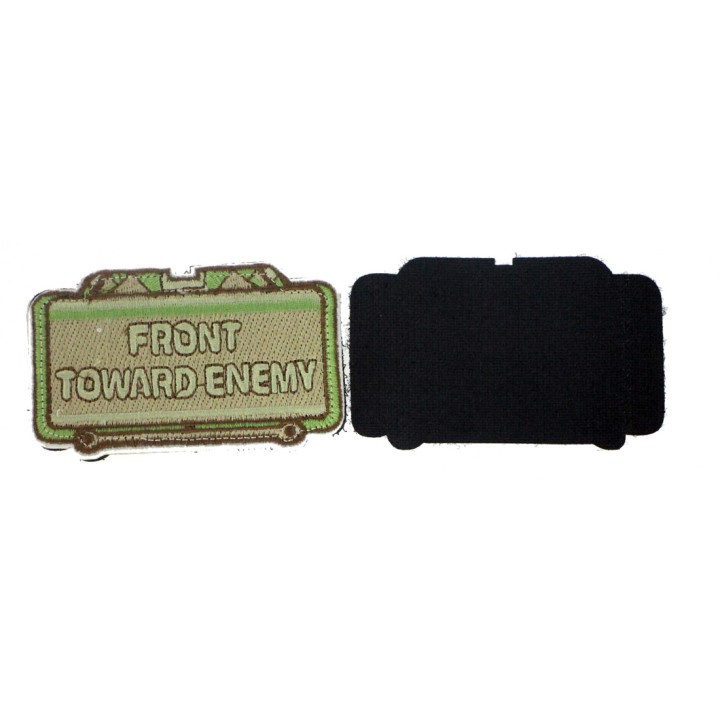 Patch écusson front toward Enemy Olive