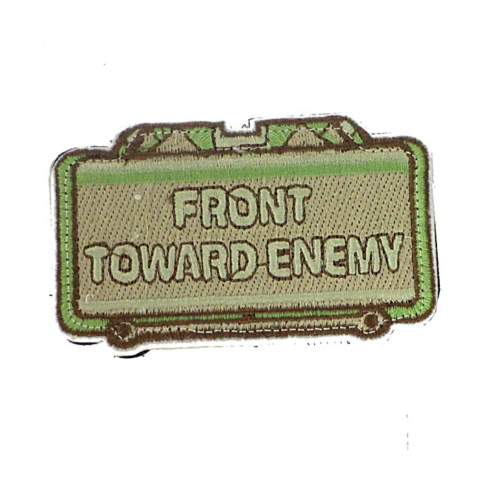 Patch écusson front toward Enemy Olive