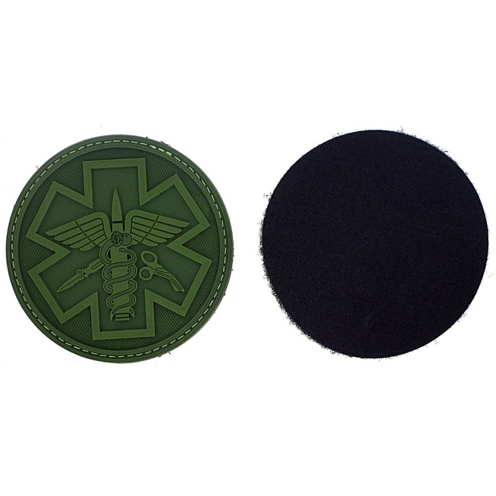 Patch pvc paramedic olive