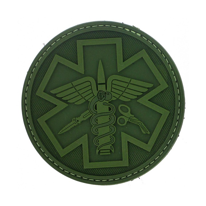 Patch pvc paramedic olive