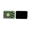 Patch PVC japan war fond noir olive