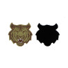 patch tissu tigre beige