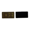 Patch PVC groupe sanguin O+ beige