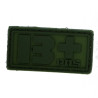Patch PVC groupe sanguin B+ olive