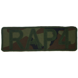 Patch Tissu RAP4 cam grande modèl