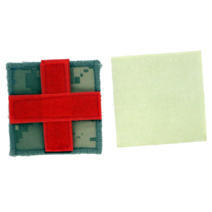 Patch tissu croix rouge cam DIGI