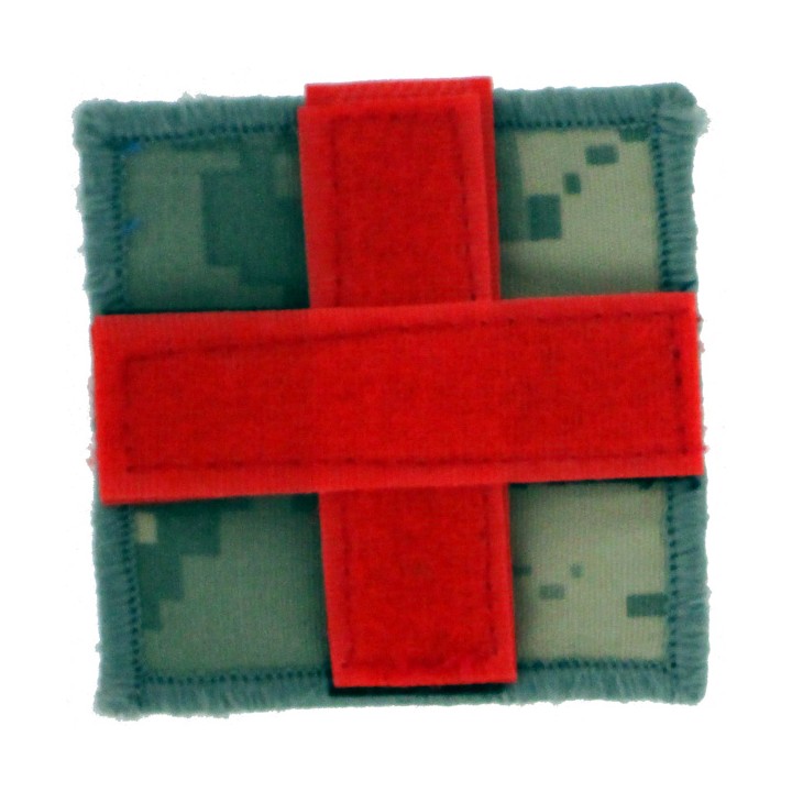 Patch tissu croix rouge cam DIGI
