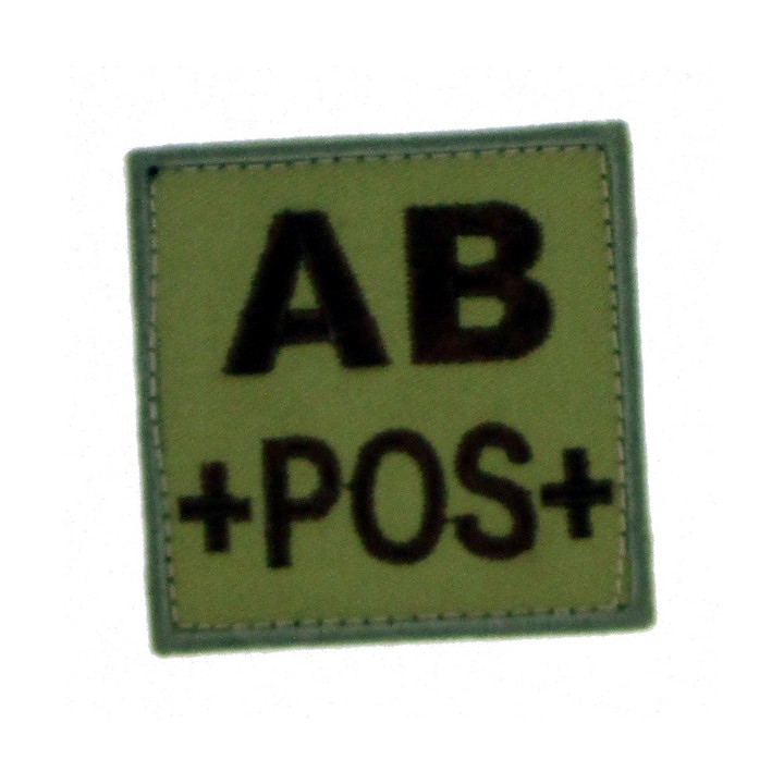 Patch TISSU groupe sanguin AB+ beige