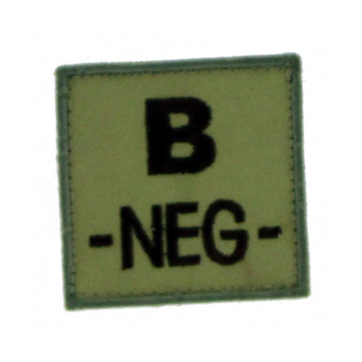 Patch TISSU groupe sanguin B- beige