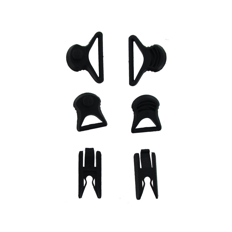 Clips Pour Masque Noir