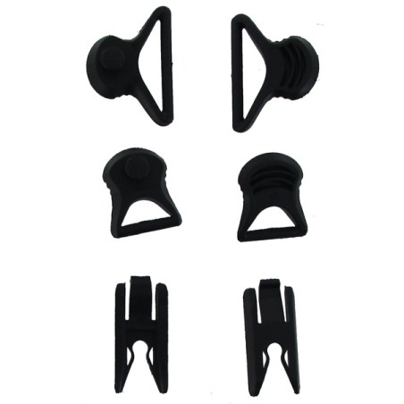 Clips Pour Masque Noir