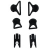 Clips Pour Masque Noir