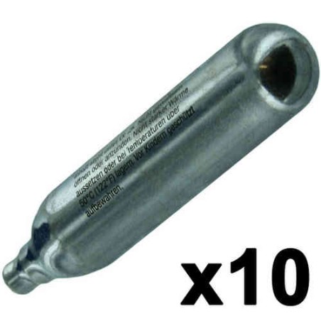 Pack 10 sparclettes CO2 12 grammes pour pistolet CO2 BB gun