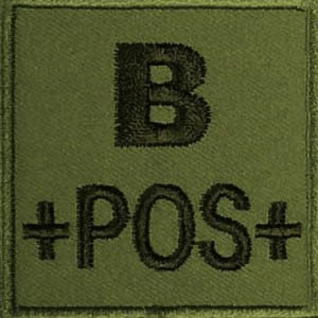Patch Tissu Groupe Kaki B+