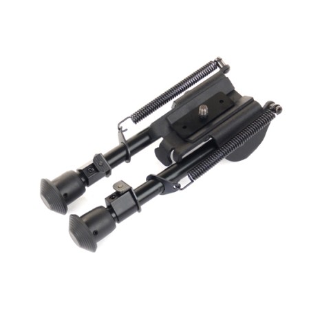Bipod sniper avec pieds rétractables déployés FR Airsoft.