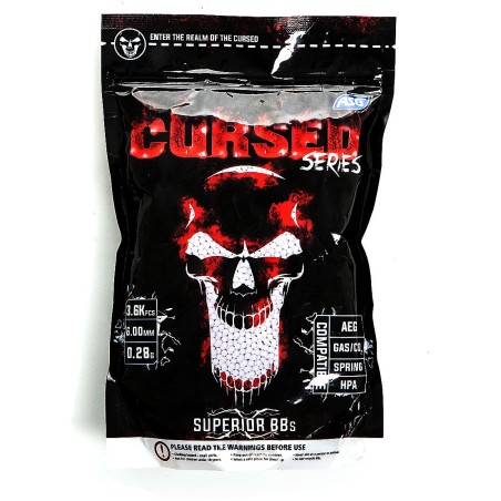 Billes airsoft 6 mm Cursed 