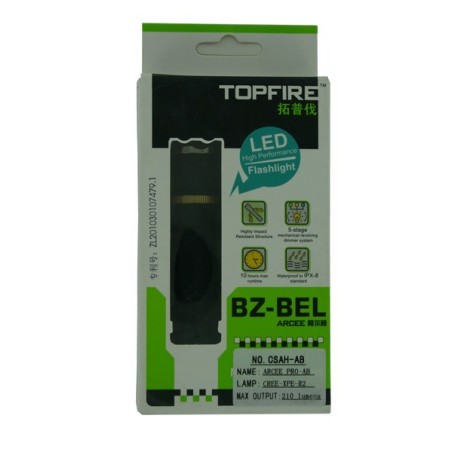 Flashlight lampe ARCEE SE Ariane flashlight TOPFIRE
