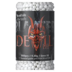 Billes DEVIL BB'S 0.30G Blanche 3000
