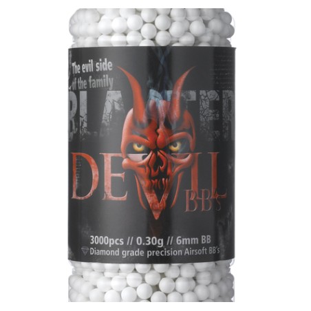 Billes DEVIL BB'S 0.30G Blanche 3000