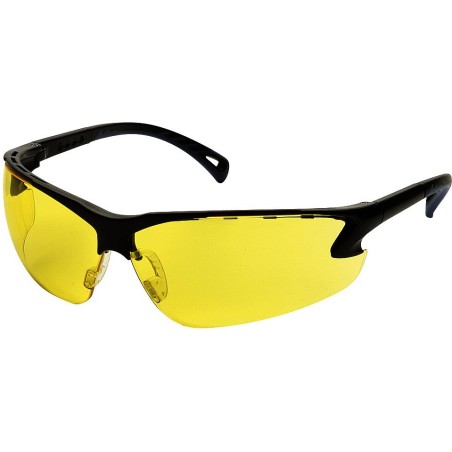 Lunette de protection, branches réglables, Jaune