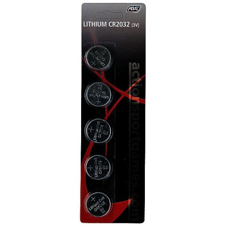 Battery, 3V  Lithium, CR2032, 5 pcs.