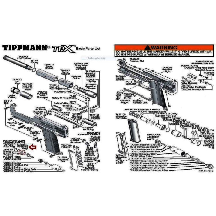 Tippmann Tru-Feed 12rd Magazine 2pack TiPX TCR