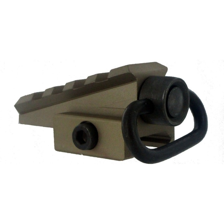 Pyramid Angled Rail Adapter Tan