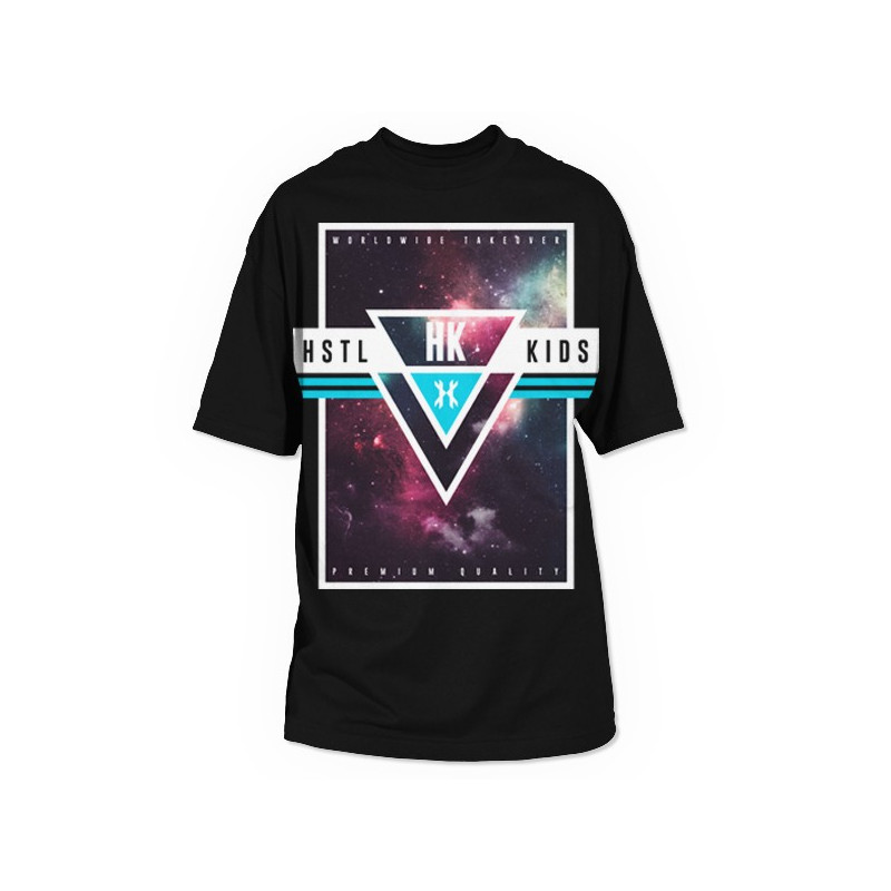 T-SHIRT GALAXY TEE - BLACK - XL