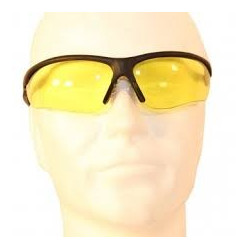 Lunette de protection, branches réglables, Jaune