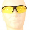 Lunette de protection, branches réglables, Jaune