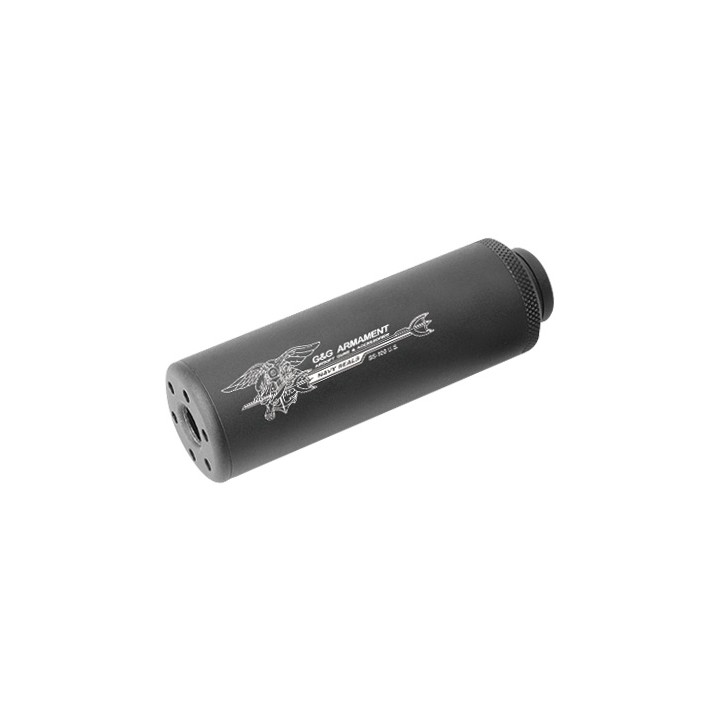 SILENCIEUX SS-100 BLACK US TYPE 14MM VISSAGE - HORAIRE